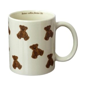 Heardbeli Cute Vintage Cartoon Bear Mug