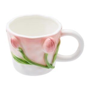 Szoyeay 3D Flower Coffee Mug